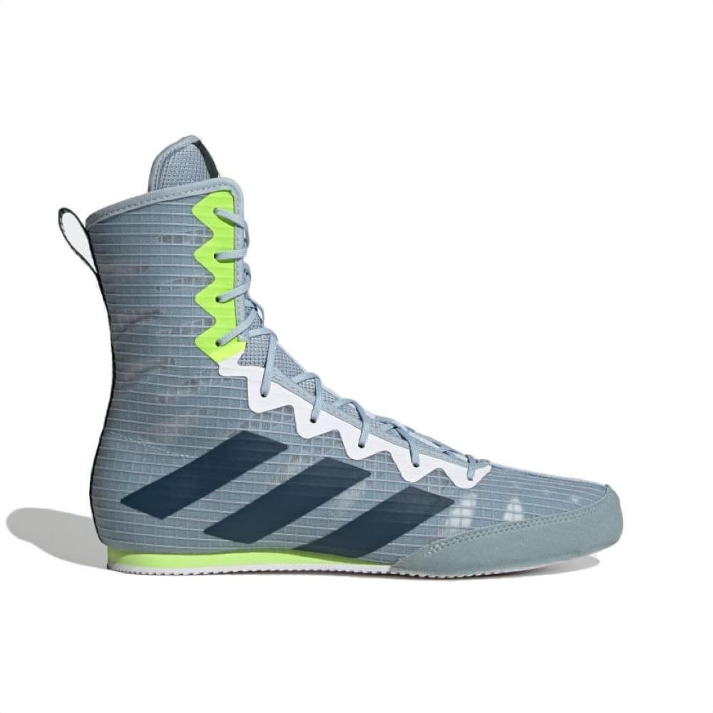 Blue adidas boxing sales shoes