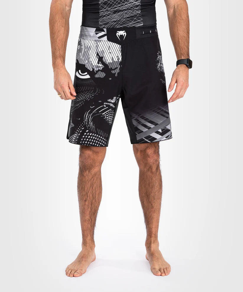 Venum Gorilla Jungle Fight short - Black/White Image 1