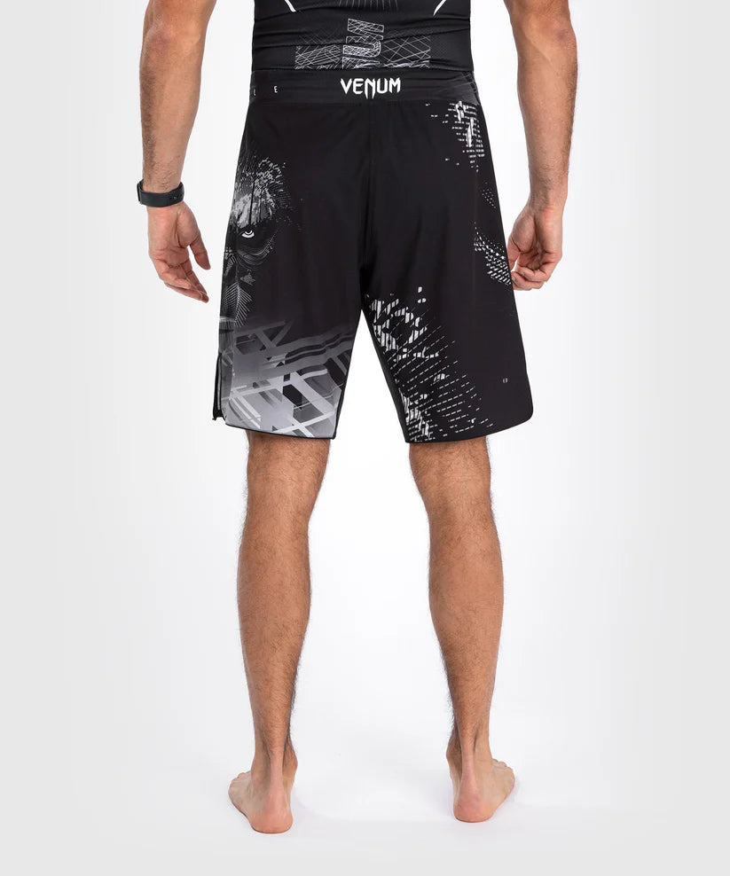 Venum Gorilla Jungle Fight short - Black/White Image 6