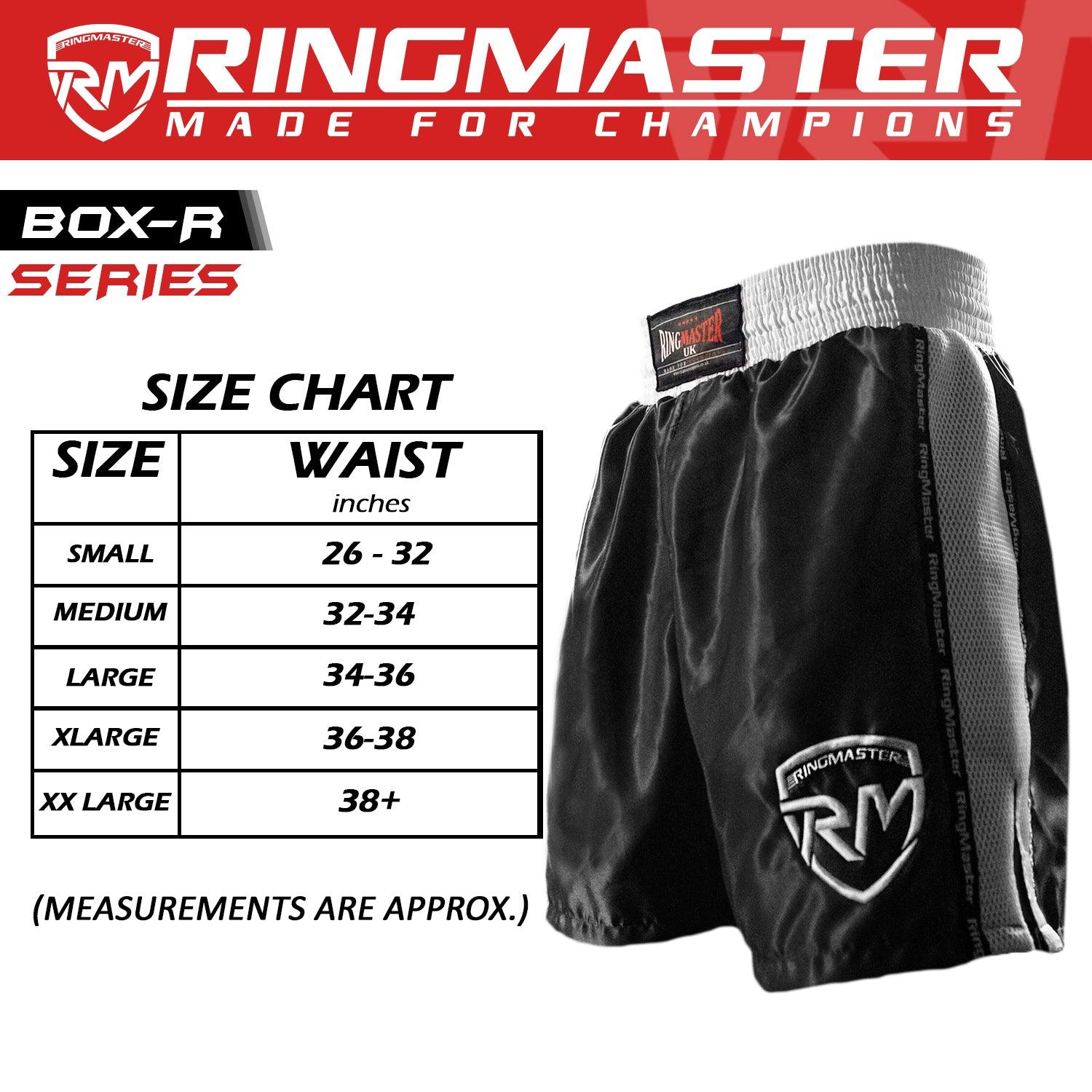 RingMaster Sports Champion Series Fight Robe Black & Red